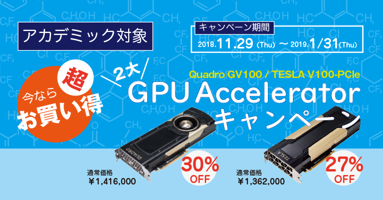 アカデミック対象 GPUキャンペーン